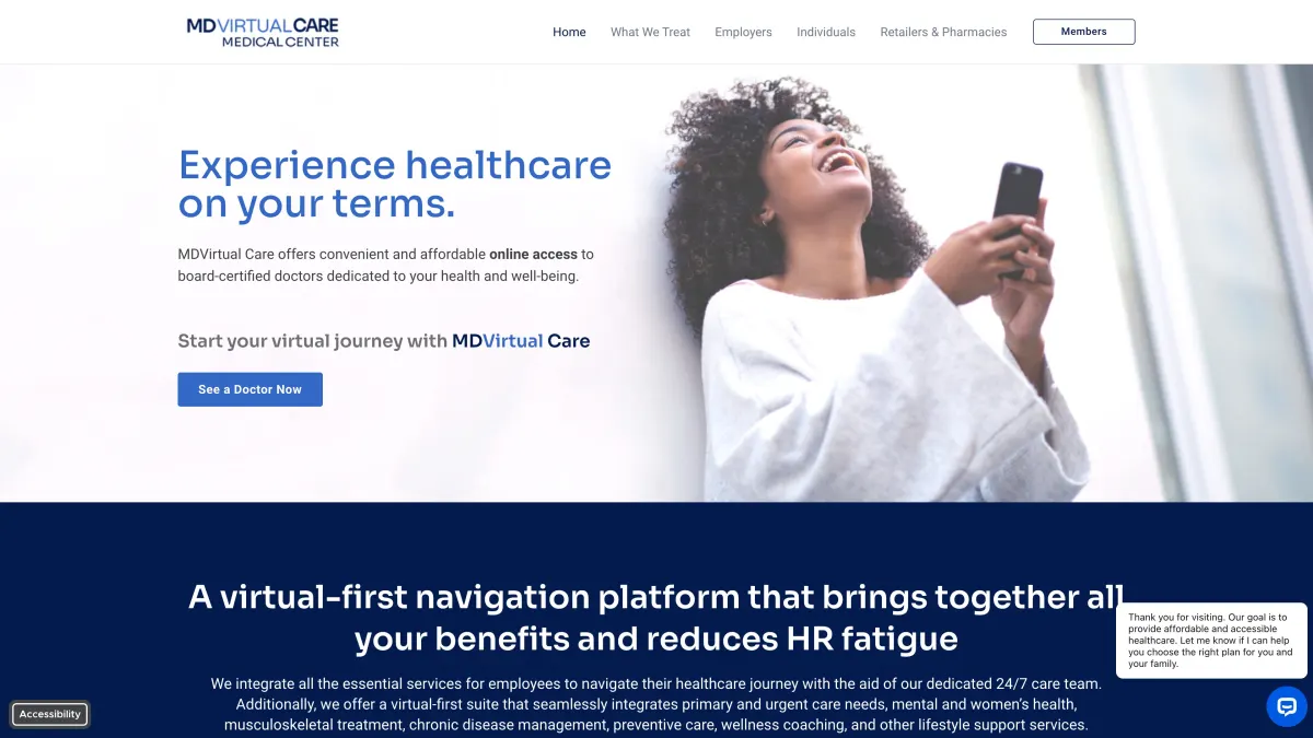 MD Virtual Care screenshot