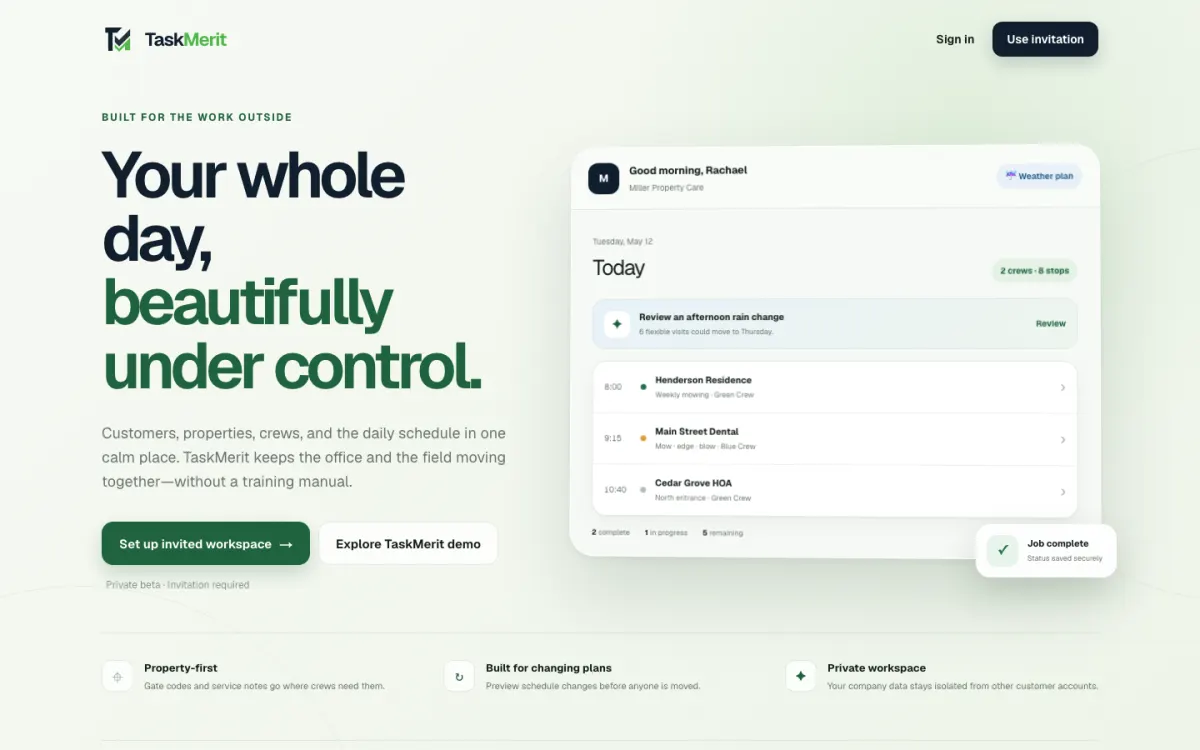 TaskMerit screenshot